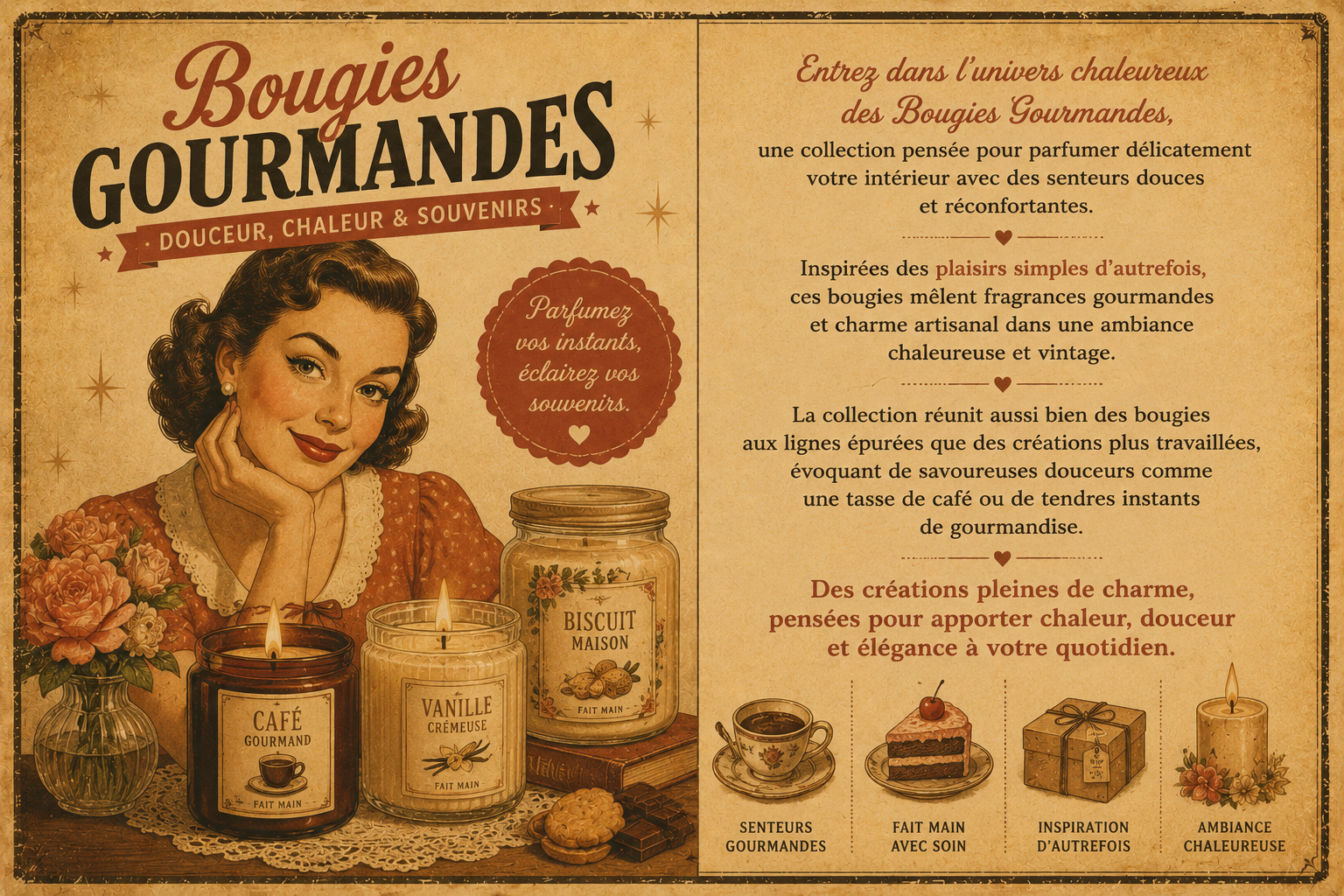 Bougies Gourmandes