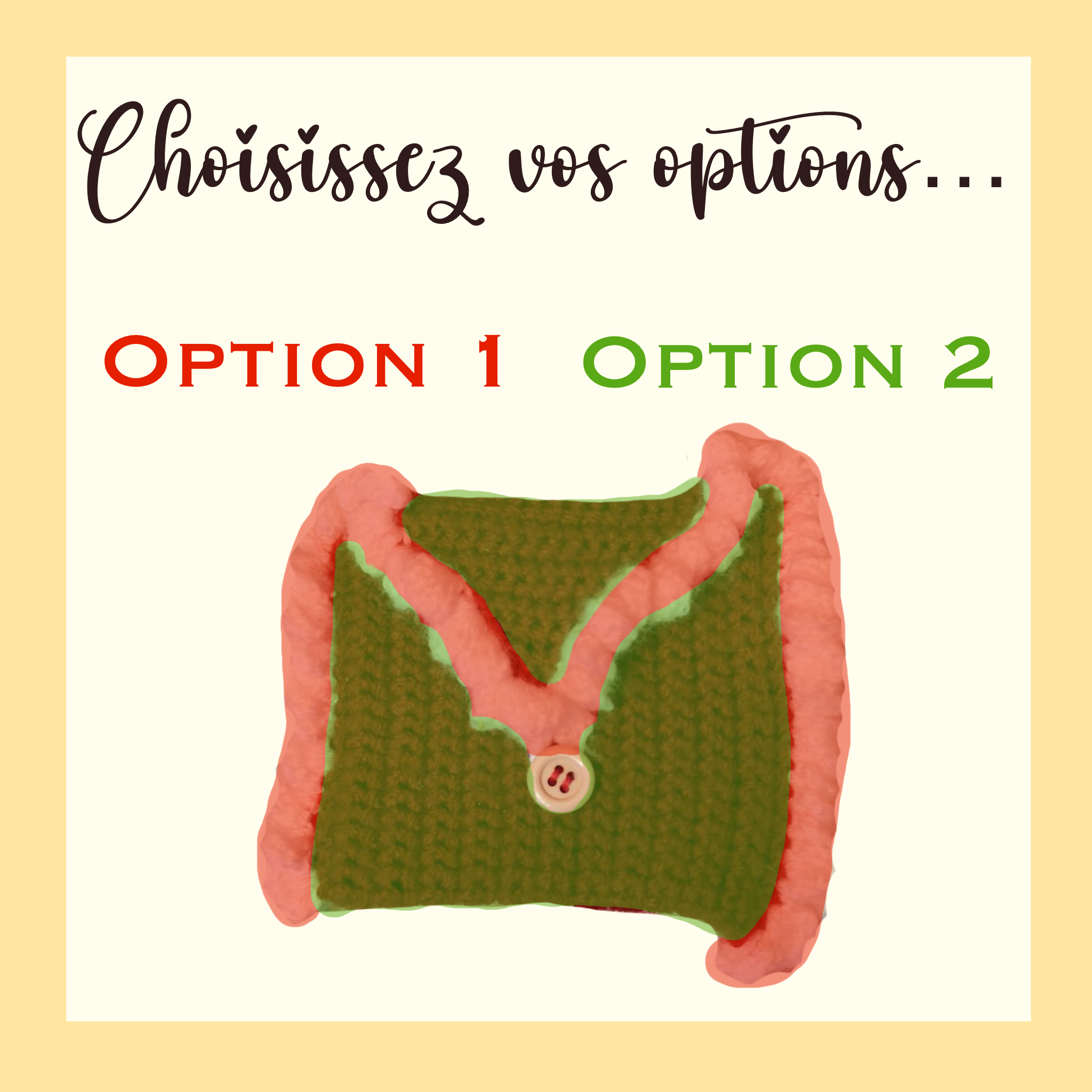 Pochette en crochet - Élégance réutilisable