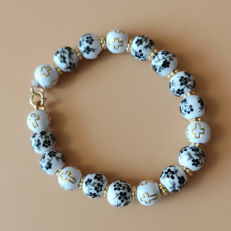 Bracelet Noir & Or