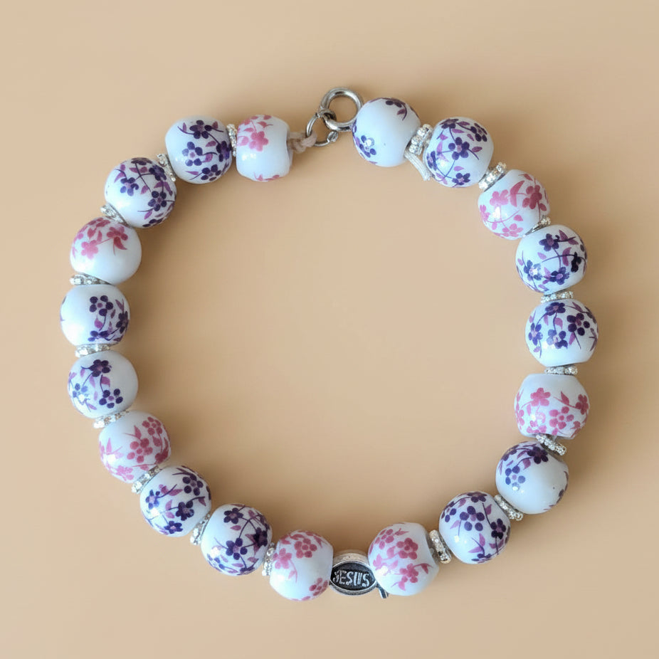Bracelet Violet & Rose