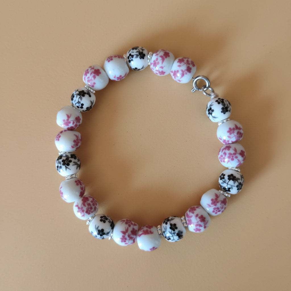 Bracelet roses du soir