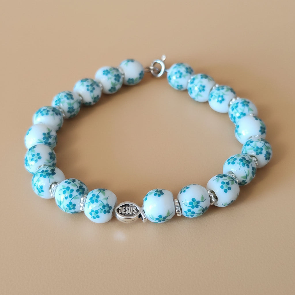 Bracelet Vert & Ichtus