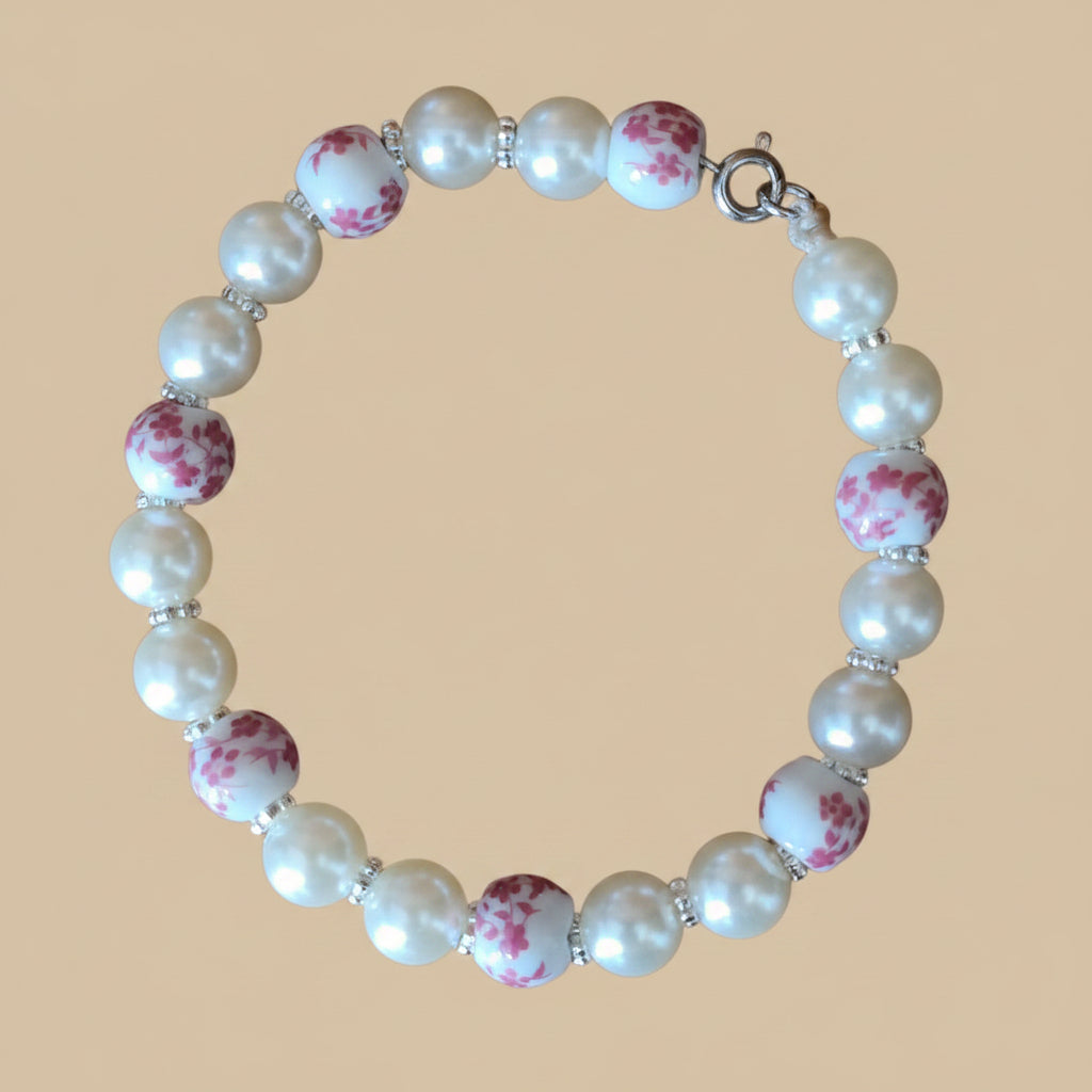 Bracelet Nacré & Rose