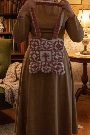 Totebag Holy Grannysquare « Les Croisées »